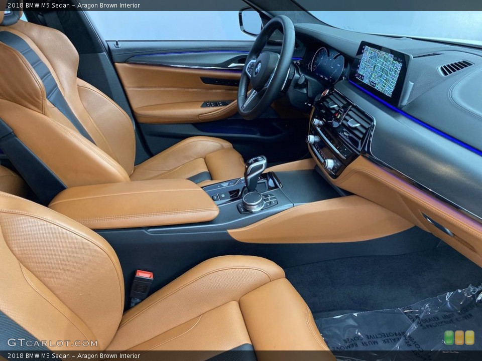 Aragon Brown Interior Front Seat for the 2018 BMW M5 Sedan #141634455
