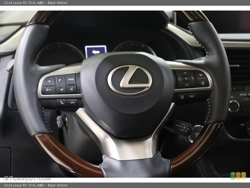 Black Interior Steering Wheel for the 2019 Lexus RX 350L AWD #141635755