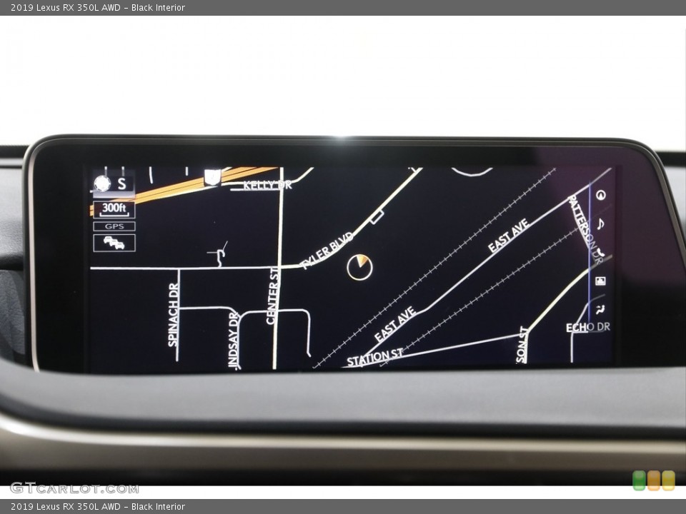 Black Interior Navigation for the 2019 Lexus RX 350L AWD #141635809