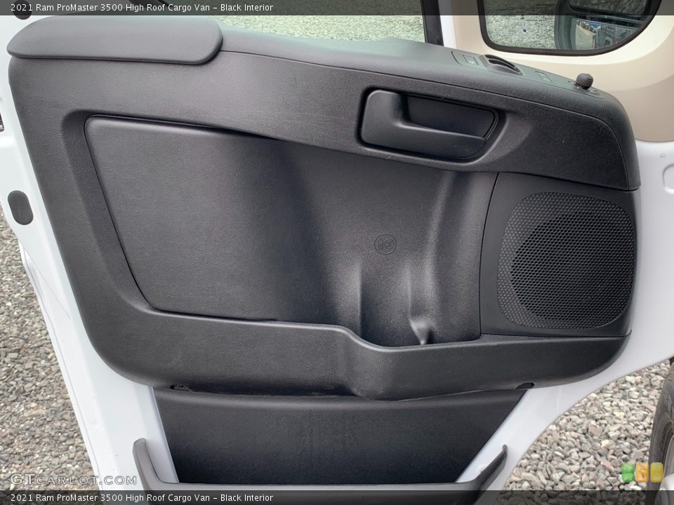 Black Interior Door Panel for the 2021 Ram ProMaster 3500 High Roof Cargo Van #141636520