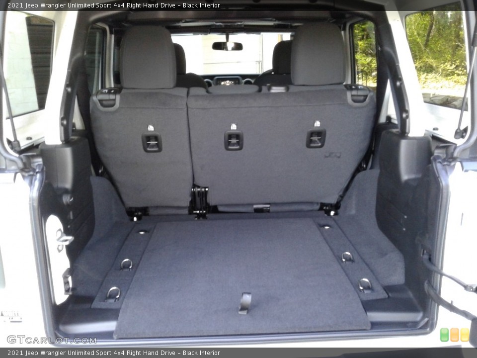 Black Interior Trunk for the 2021 Jeep Wrangler Unlimited Sport 4x4 Right Hand Drive #141638692