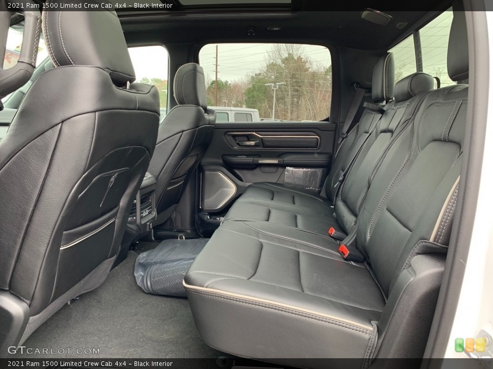 Black Interior Rear Seat for the 2021 Ram 1500 Limited Crew Cab 4x4 #141639649