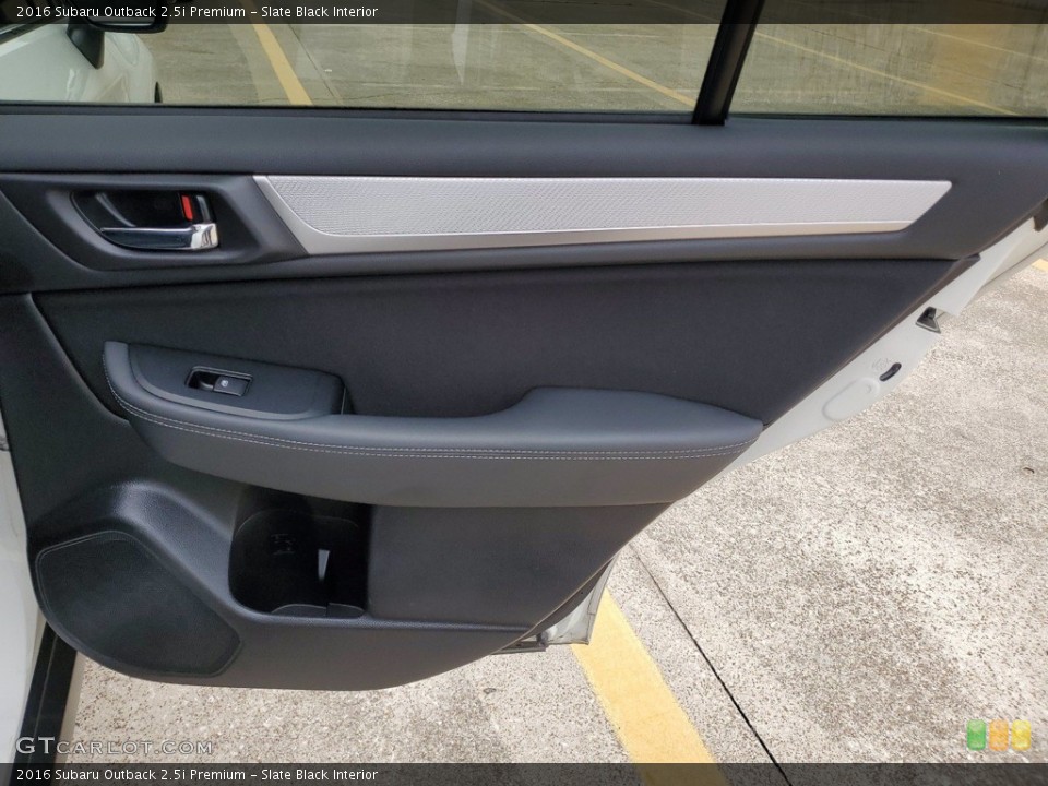 Slate Black Interior Door Panel for the 2016 Subaru Outback 2.5i Premium #141646507