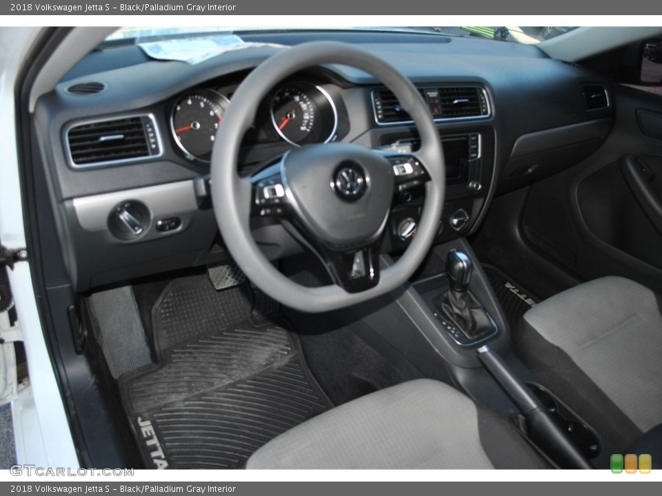 Black/Palladium Gray Interior Dashboard for the 2018 Volkswagen Jetta S #141647865