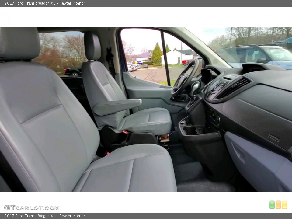 Pewter Interior Front Seat for the 2017 Ford Transit Wagon XL #141652403