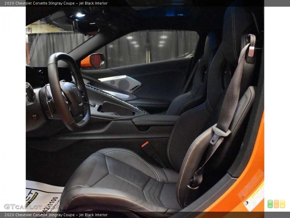 Jet Black Interior Front Seat for the 2020 Chevrolet Corvette Stingray Coupe #141652952