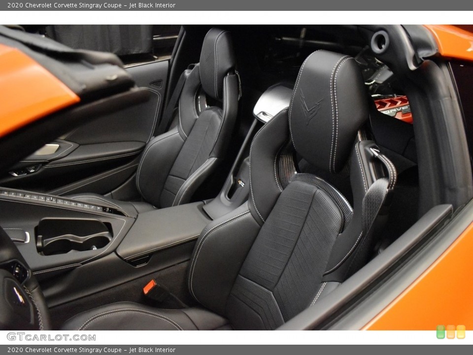 Jet Black Interior Front Seat for the 2020 Chevrolet Corvette Stingray Coupe #141652970