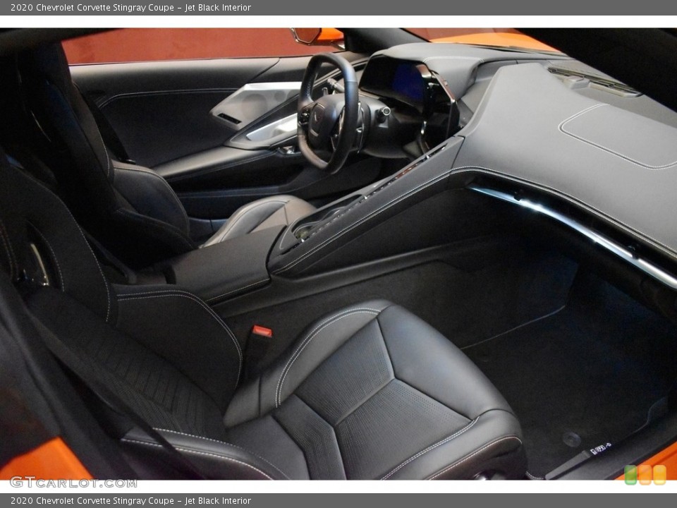 Jet Black Interior Front Seat for the 2020 Chevrolet Corvette Stingray Coupe #141653075