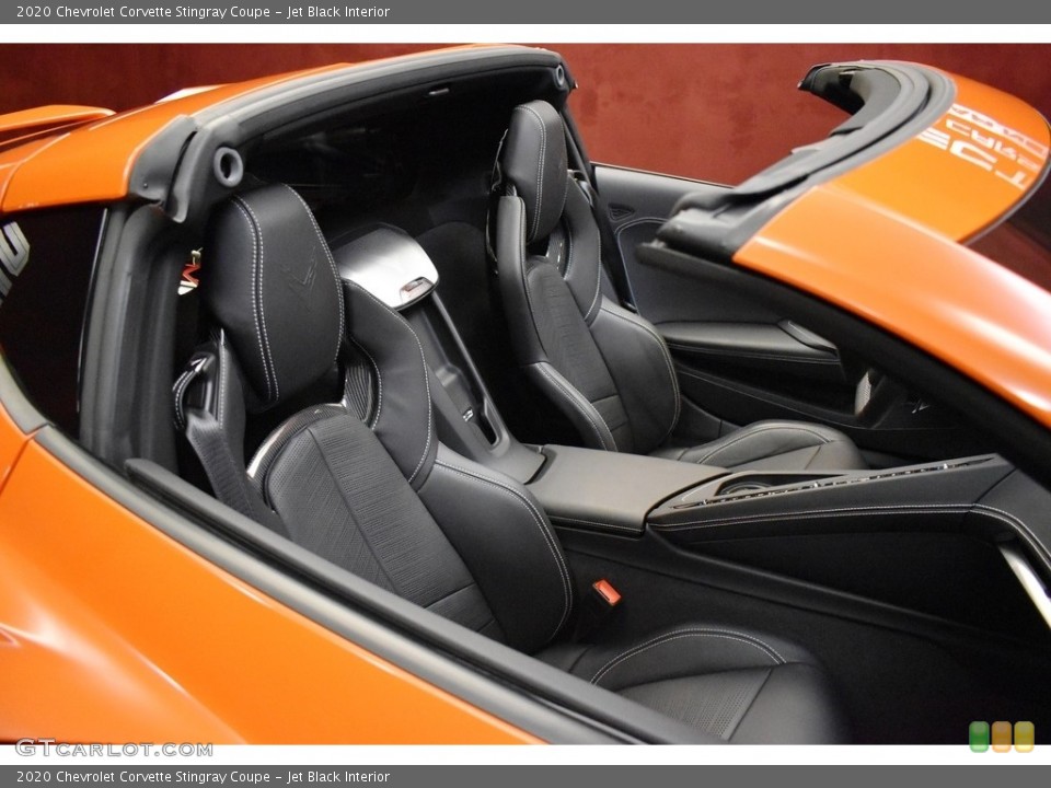 Jet Black Interior Front Seat for the 2020 Chevrolet Corvette Stingray Coupe #141653126