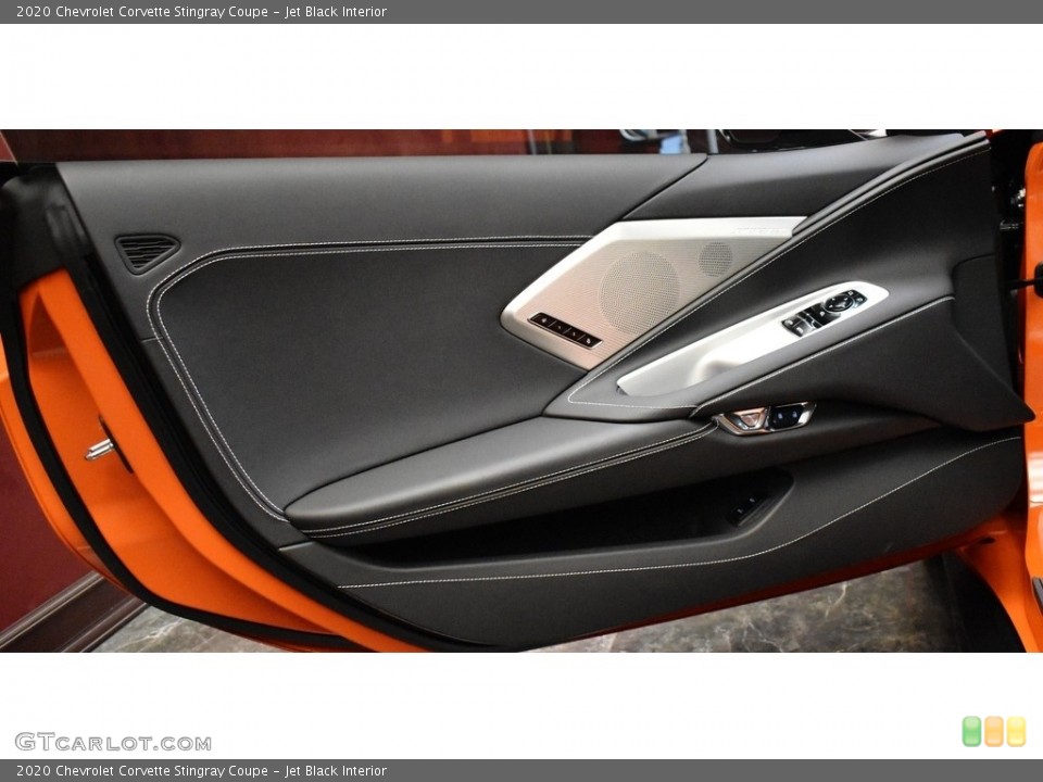 Jet Black Interior Door Panel for the 2020 Chevrolet Corvette Stingray Coupe #141653162