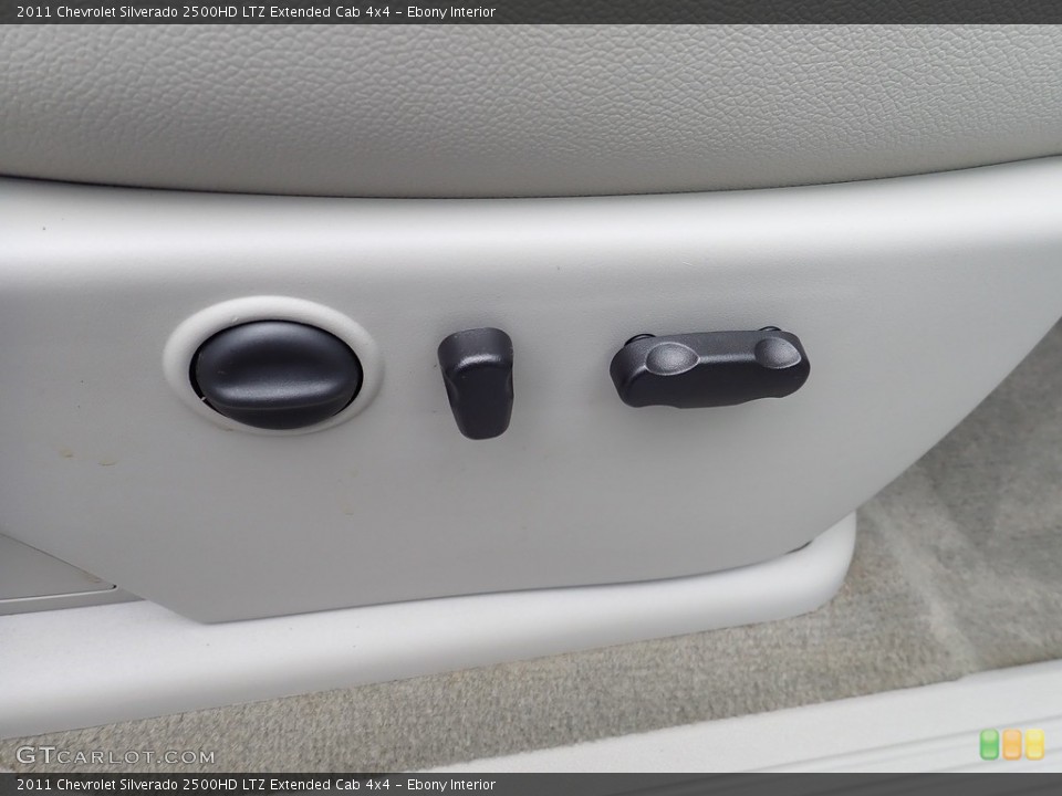 Ebony Interior Front Seat for the 2011 Chevrolet Silverado 2500HD LTZ Extended Cab 4x4 #141660053