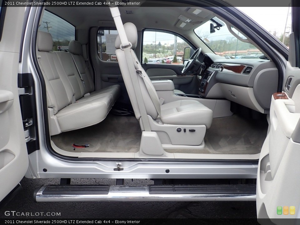 Ebony Interior Photo for the 2011 Chevrolet Silverado 2500HD LTZ Extended Cab 4x4 #141660081