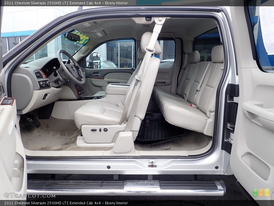 Ebony Interior Photo for the 2011 Chevrolet Silverado 2500HD LTZ Extended Cab 4x4 #141660141