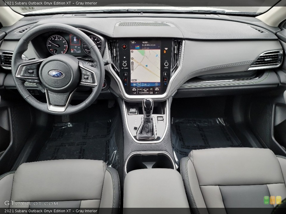 Gray Interior Dashboard for the 2021 Subaru Outback Onyx Edition XT #141660163