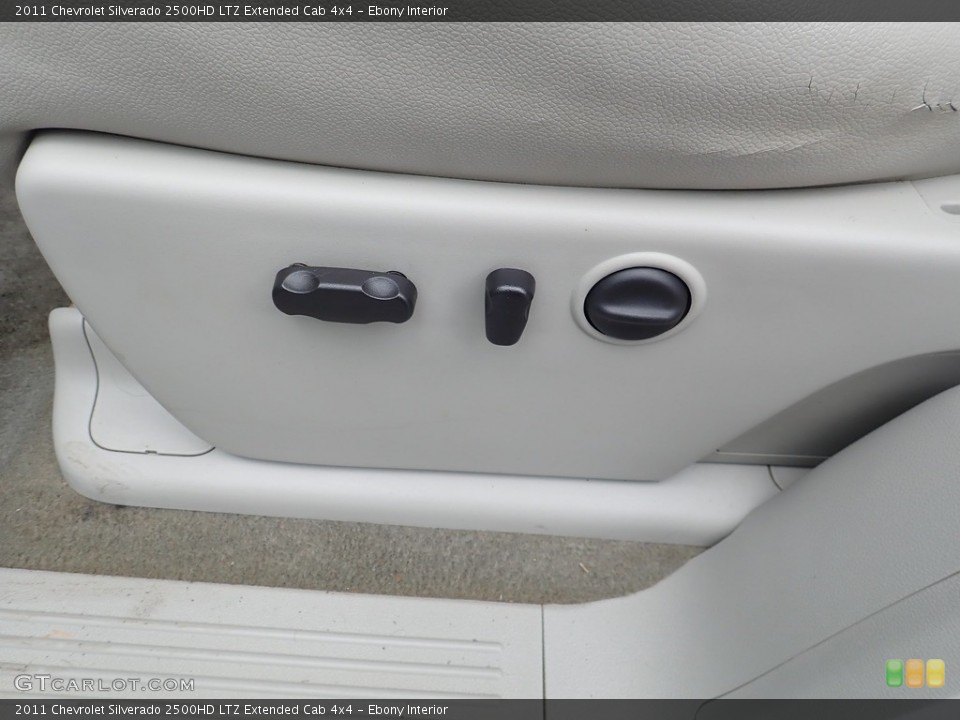 Ebony Interior Front Seat for the 2011 Chevrolet Silverado 2500HD LTZ Extended Cab 4x4 #141660171