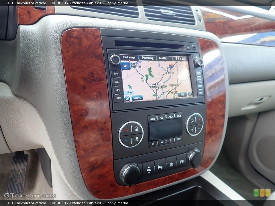 Ebony Interior Controls for the 2011 Chevrolet Silverado 2500HD LTZ Extended Cab 4x4 #141660216