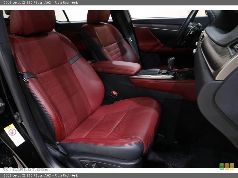 Rioja Red Interior Front Seat for the 2018 Lexus GS 350 F Sport AWD #141661119