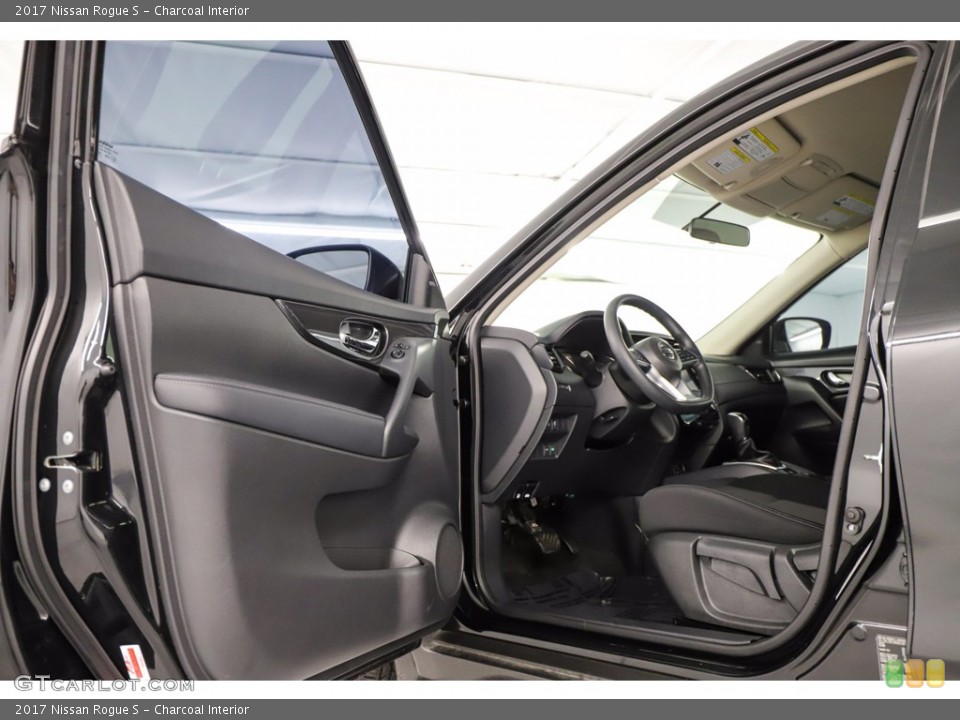 Charcoal Interior Door Panel for the 2017 Nissan Rogue S #141664368