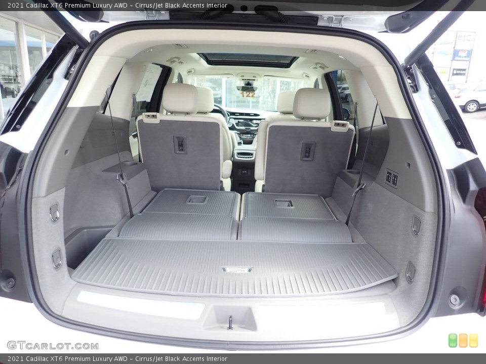 Cirrus/Jet Black Accents Interior Trunk for the 2021 Cadillac XT6 Premium Luxury AWD #141665736