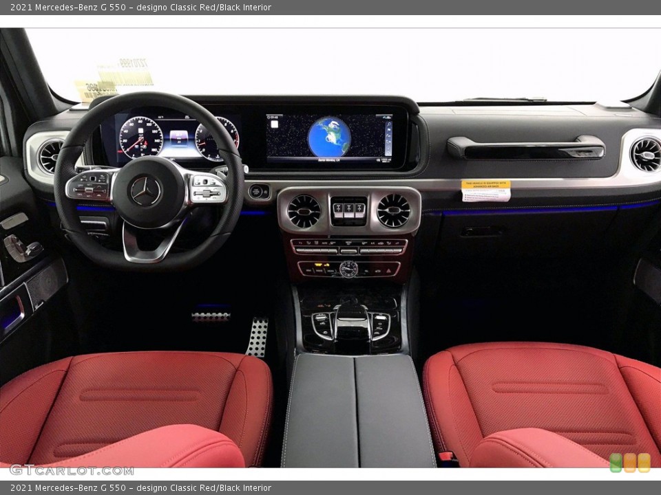 designo Classic Red/Black Interior Photo for the 2021 Mercedes-Benz G 550 #141669084