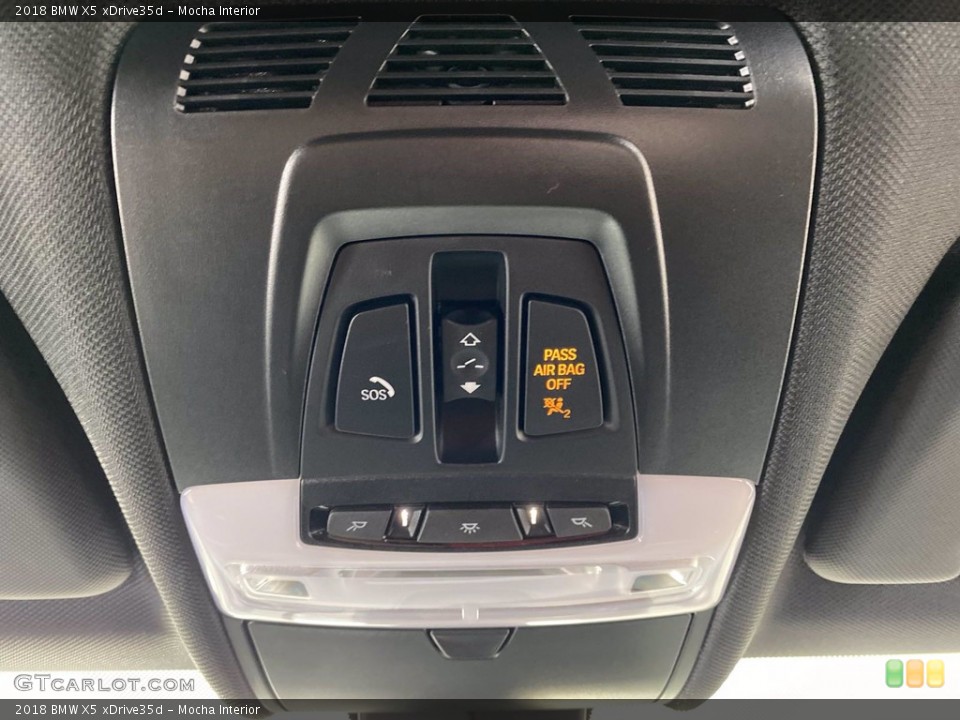Mocha Interior Controls for the 2018 BMW X5 xDrive35d #141669255