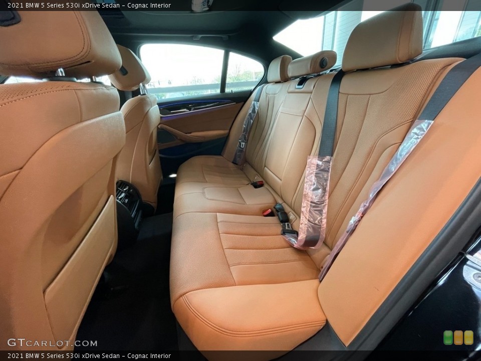 Cognac Interior Rear Seat for the 2021 BMW 5 Series 530i xDrive Sedan #141671325