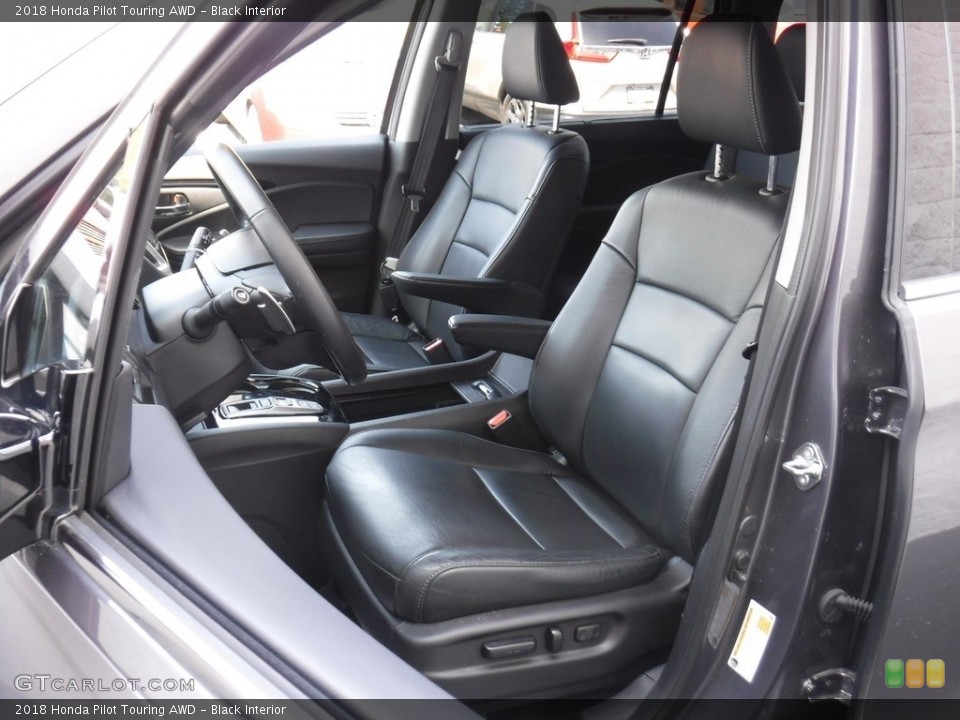 Black Interior Front Seat for the 2018 Honda Pilot Touring AWD #141671346