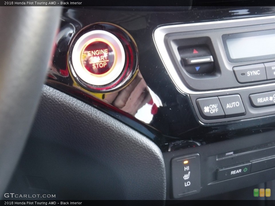 Black Interior Controls for the 2018 Honda Pilot Touring AWD #141671442
