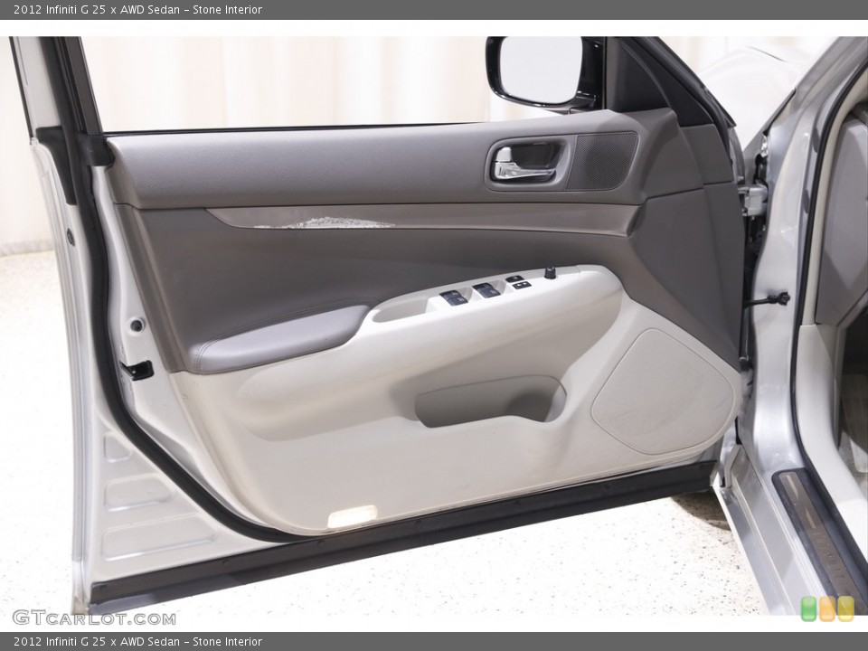 Stone Interior Door Panel for the 2012 Infiniti G 25 x AWD Sedan #141671550
