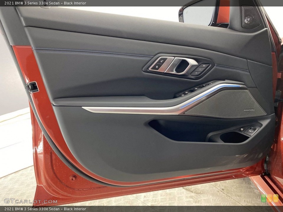 Black Interior Door Panel for the 2021 BMW 3 Series 330e Sedan #141671580