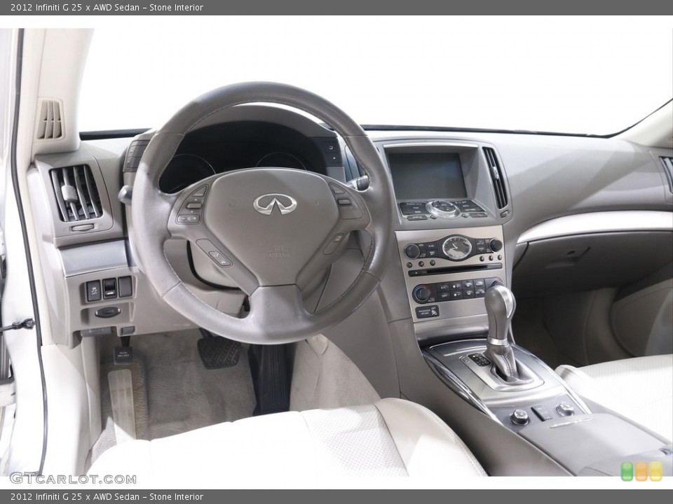 Stone Interior Photo for the 2012 Infiniti G 25 x AWD Sedan #141671589