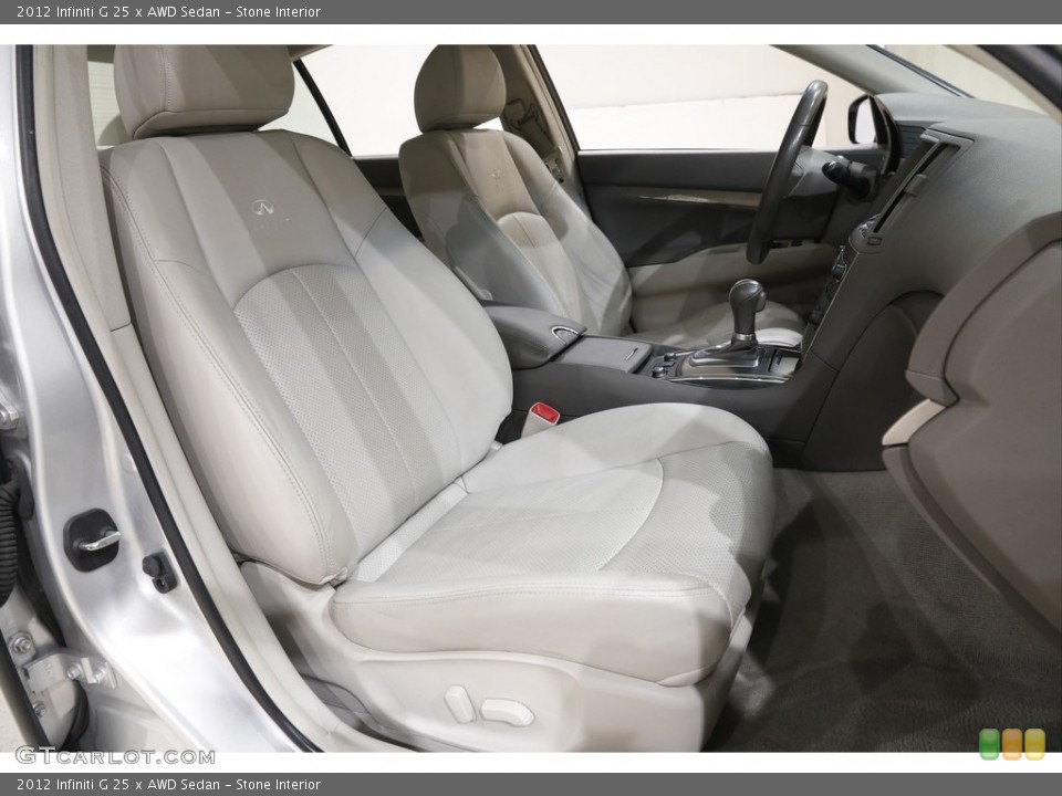 Stone Interior Front Seat for the 2012 Infiniti G 25 x AWD Sedan #141671784