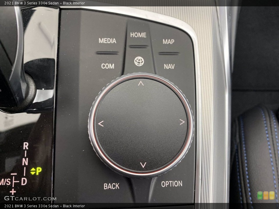 Black Interior Controls for the 2021 BMW 3 Series 330e Sedan #141671975