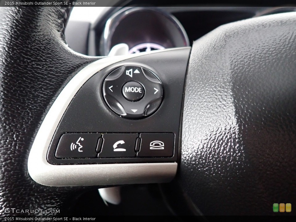 Black Interior Controls for the 2015 Mitsubishi Outlander Sport SE #141672195