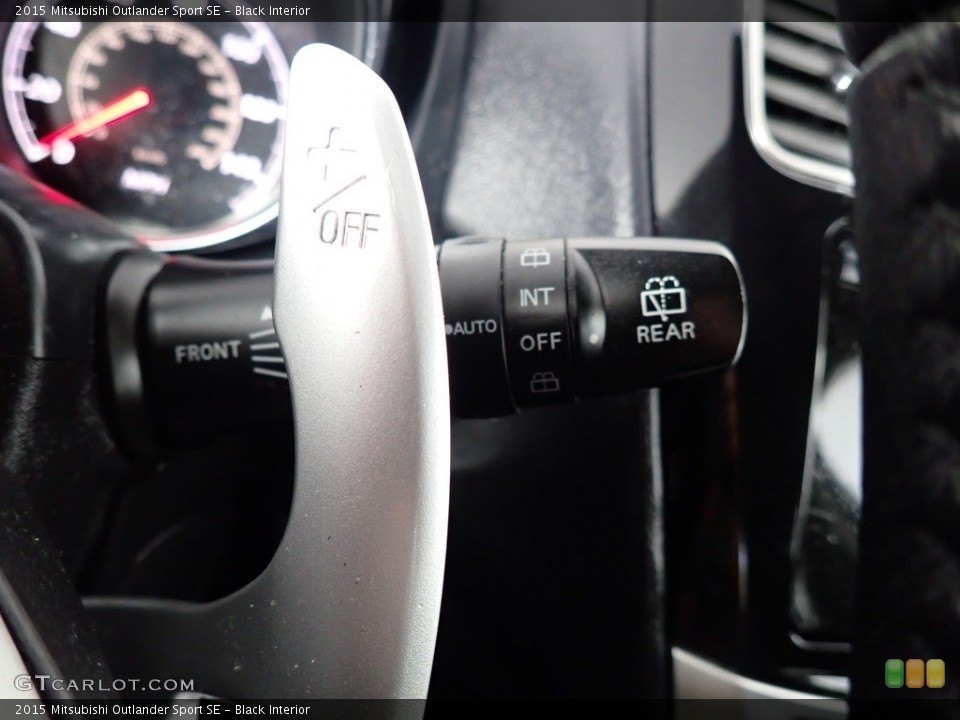 Black Interior Controls for the 2015 Mitsubishi Outlander Sport SE #141672240