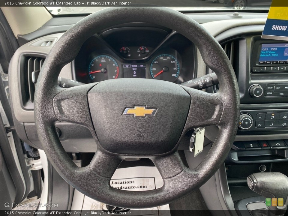Jet Black/Dark Ash Interior Steering Wheel for the 2015 Chevrolet Colorado WT Extended Cab #141676911