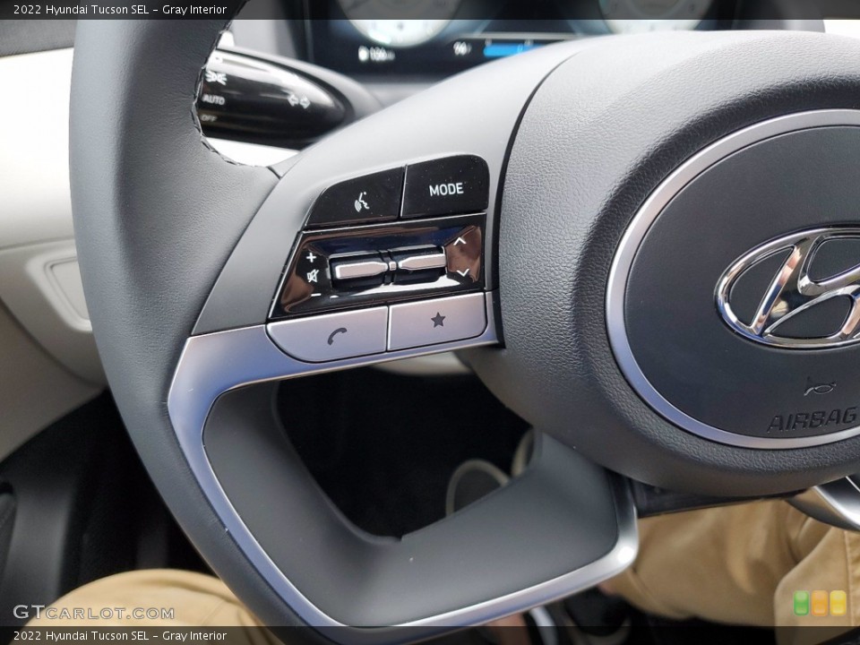 Gray Interior Steering Wheel for the 2022 Hyundai Tucson SEL #141677676
