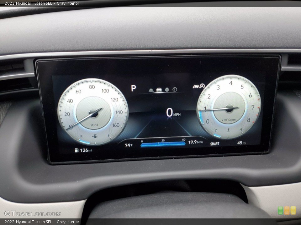 Gray Interior Gauges for the 2022 Hyundai Tucson SEL #141677792