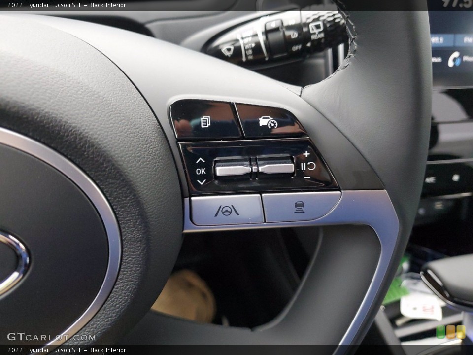 Black Interior Steering Wheel for the 2022 Hyundai Tucson SEL #141677931