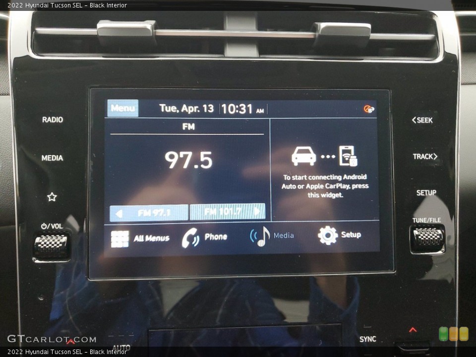 Black Interior Controls for the 2022 Hyundai Tucson SEL #141677943