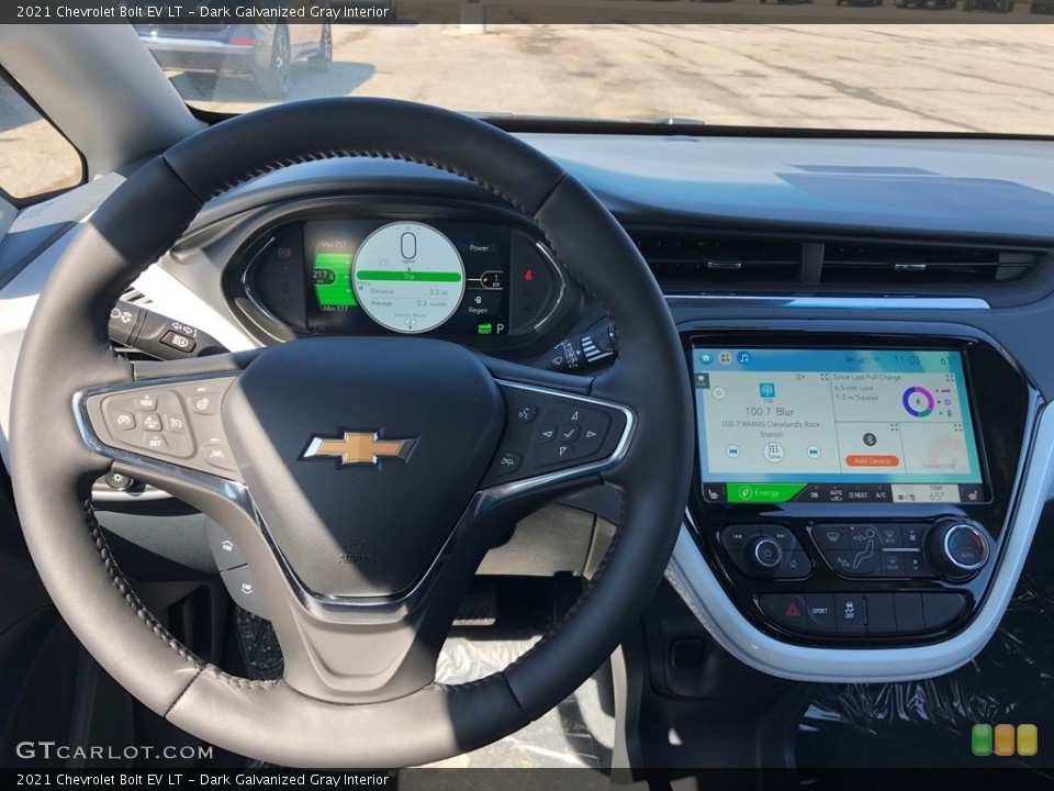 Dark Galvanized Gray Interior Dashboard for the 2021 Chevrolet Bolt EV LT #141679116