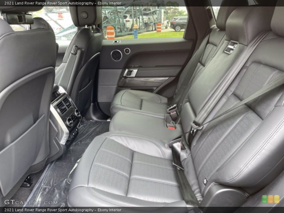 Ebony Interior Rear Seat for the 2021 Land Rover Range Rover Sport Autobiography #141681100