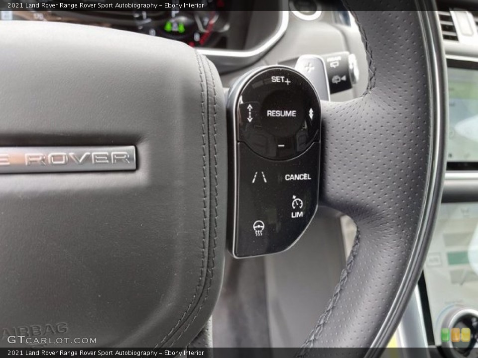 Ebony Interior Steering Wheel for the 2021 Land Rover Range Rover Sport Autobiography #141681193