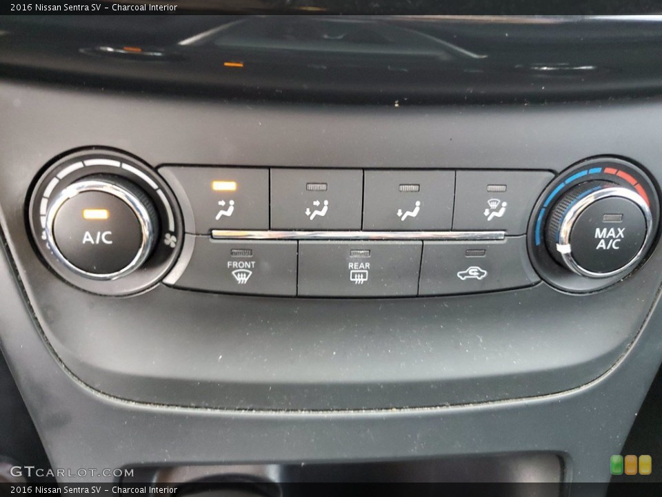 Charcoal Interior Controls for the 2016 Nissan Sentra SV #141684411