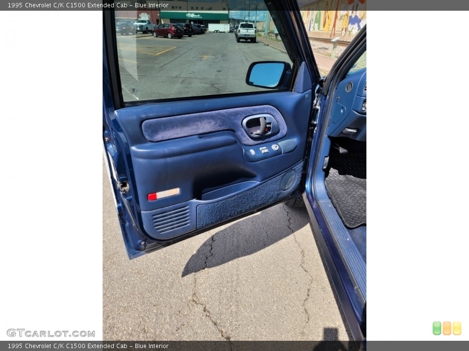 Blue Interior Door Panel for the 1995 Chevrolet C/K C1500 Extended Cab #141685815