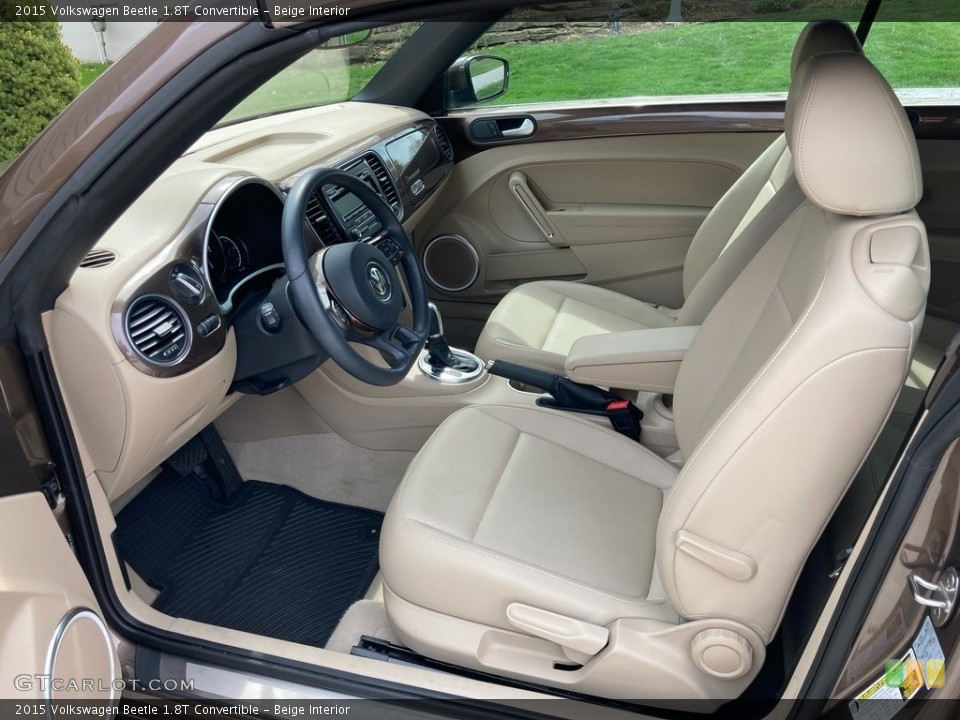 Beige Interior Photo for the 2015 Volkswagen Beetle 1.8T Convertible #141686043