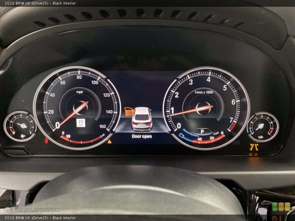 Black Interior Gauges for the 2019 BMW X6 sDrive35i #141687738