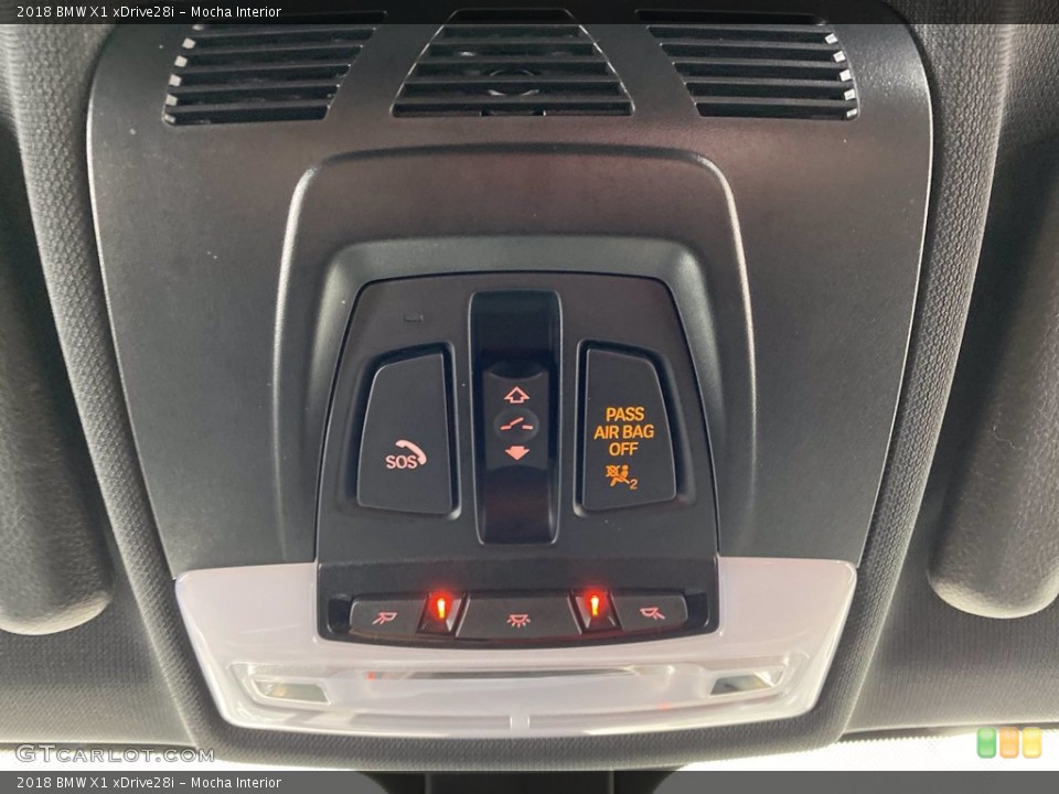 Mocha Interior Controls for the 2018 BMW X1 xDrive28i #141688986