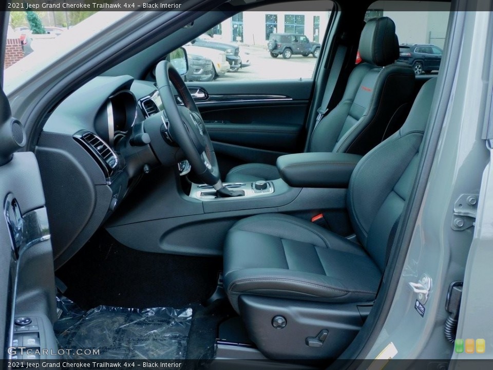 Black Interior Front Seat for the 2021 Jeep Grand Cherokee Trailhawk 4x4 #141688995