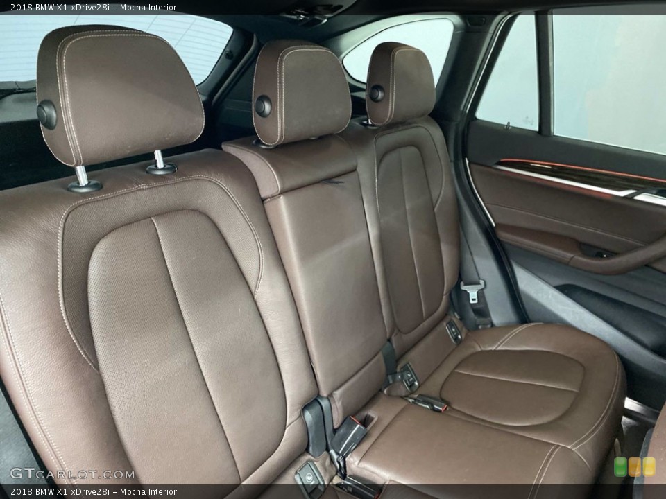 Mocha Interior Rear Seat for the 2018 BMW X1 xDrive28i #141689025
